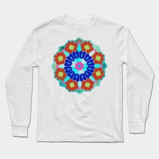 PERSIAN FLOWERS PATTERN V.2 Long Sleeve T-Shirt